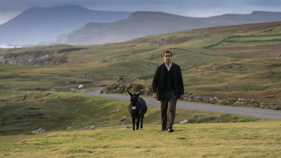 En esta imagen proporcionada por Searchlight Pictures Colin Farrell en una escena de "The Banshees of Inisherin". (Searchlight Pictures vía AP)