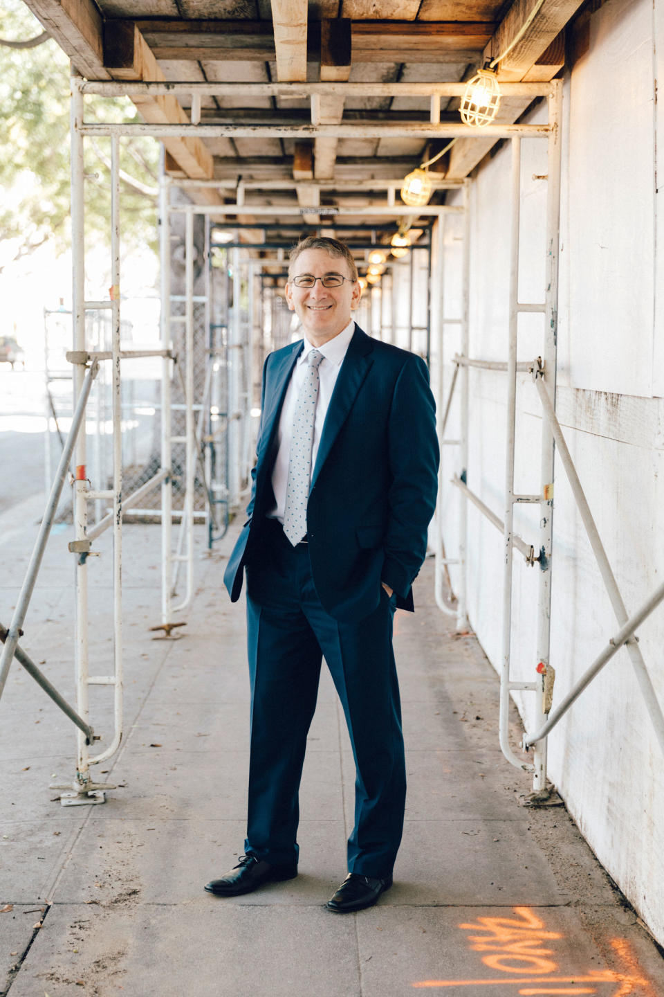 Mark Schuster, founding dean and chief executive officer of the Kaiser Permanente School of Medicine, in Pasadena, Calif., Feb. 18, 2019.<span class="copyright">Liz Kuball—The New York Times/Redux</span>