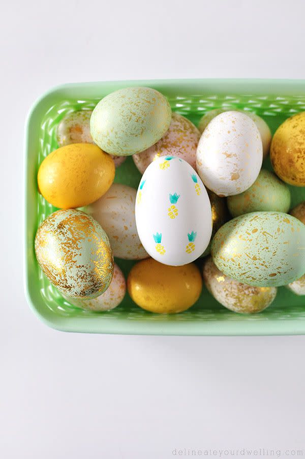 32) Fruit-Stamped Eggs