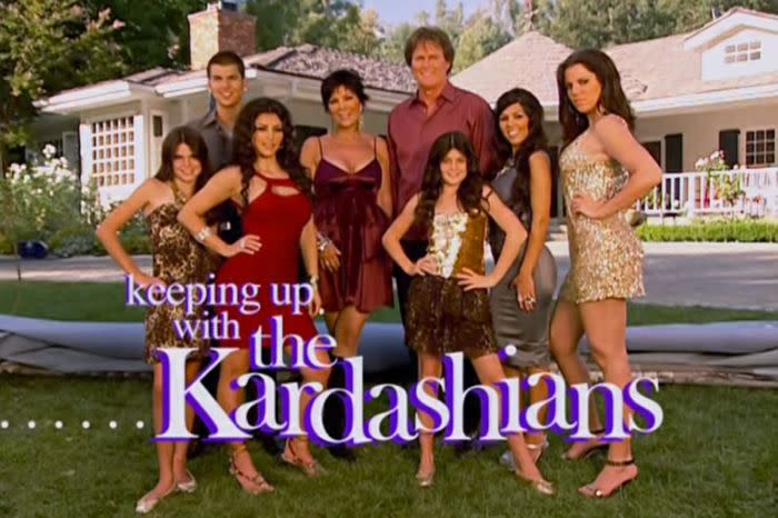 Kardashian family screenshot from credits. Source: KUWTK via E! Network