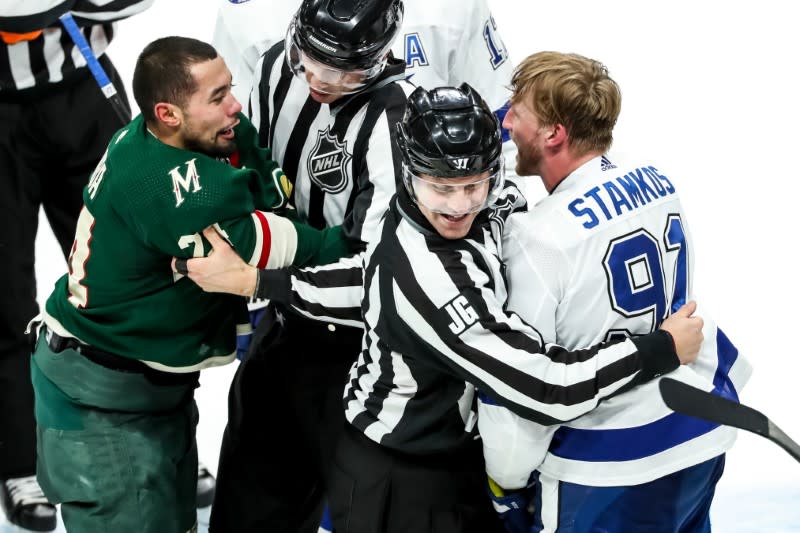 NHL: Tampa Bay Lightning at Minnesota Wild