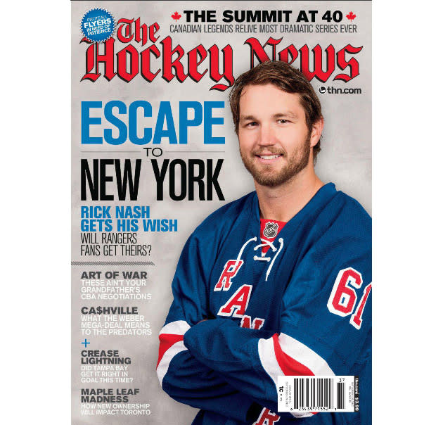 Rick Nash Sports New York Rangers Jersey