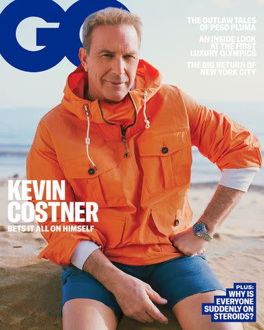 <p>Fanny Latour-Lambert/GQ</p> Kevin Costner in GQ