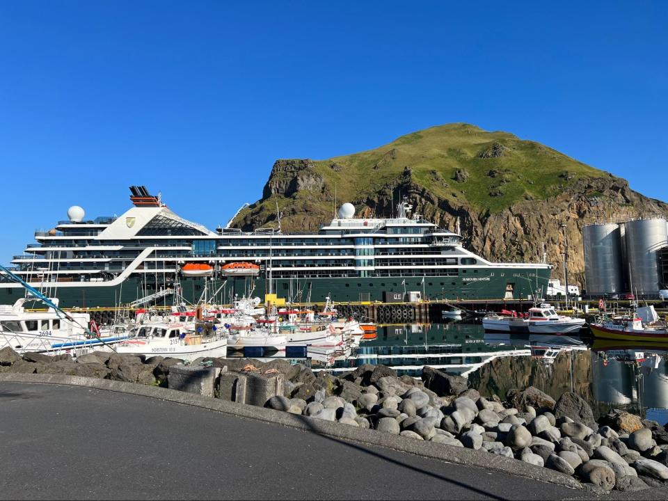 The Seabourn Venture ship.