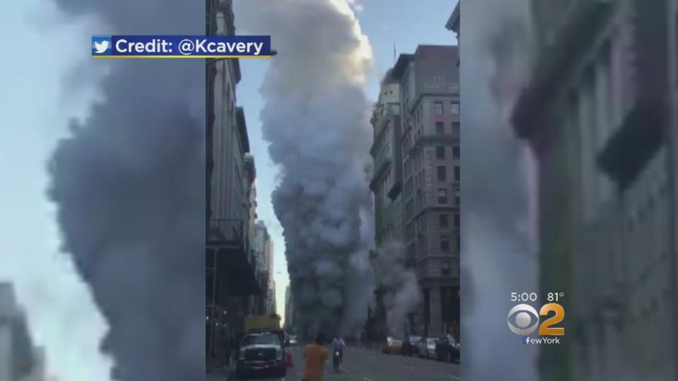 5 Injured In Massive Steam Pipe Explosion