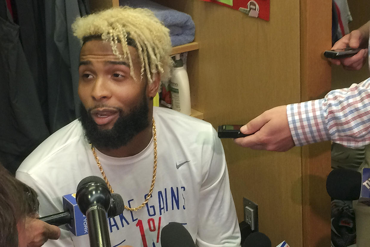 It’s another hairy week for Odell Beckham owners (AP Photo/Tom Canavan)