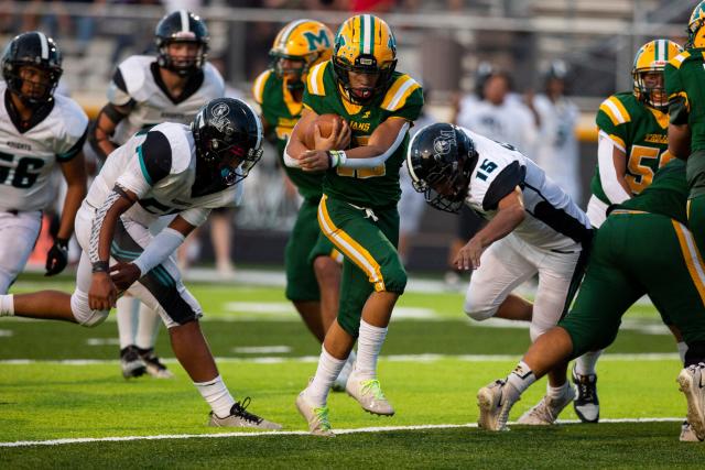 Mayfield football cruises to win over Organ Mountain