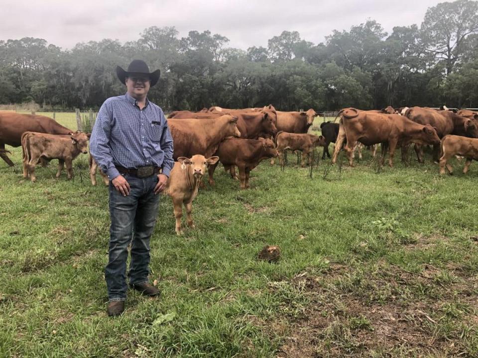 Kevin Escobar owns E Bar Cattle Company in Pasco County with his wife, Sadena. Vampire bat-infested places, like parts of Mexico, have programs to get cattle vaccinated against contracting rabies from the nocturnal creatures.