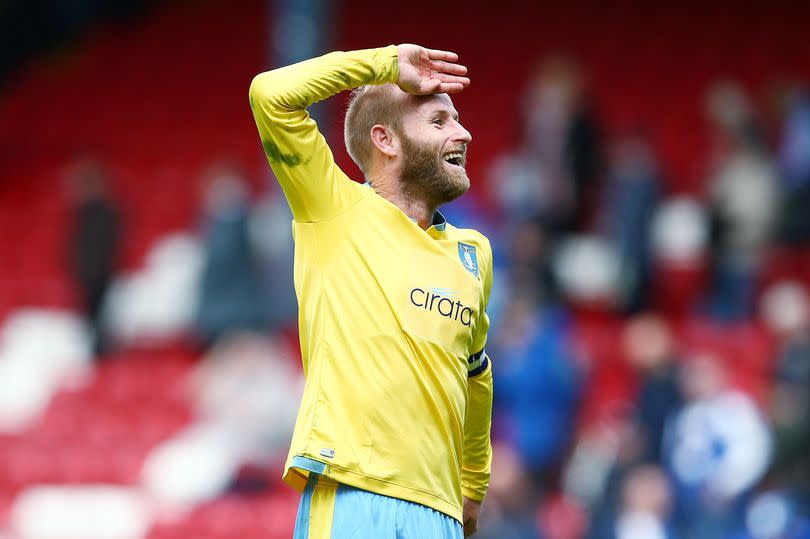 Barry Bannan of Sheffield Wednesday celebrates at the end of the match