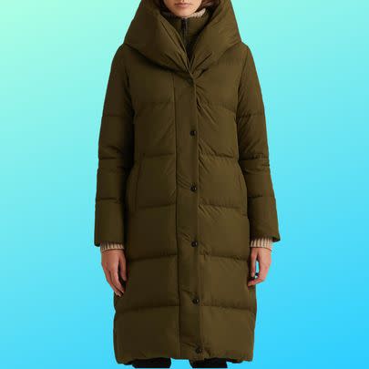 Lauren Ralph Lauren pillow hood down and feather jacket (41% off list price)