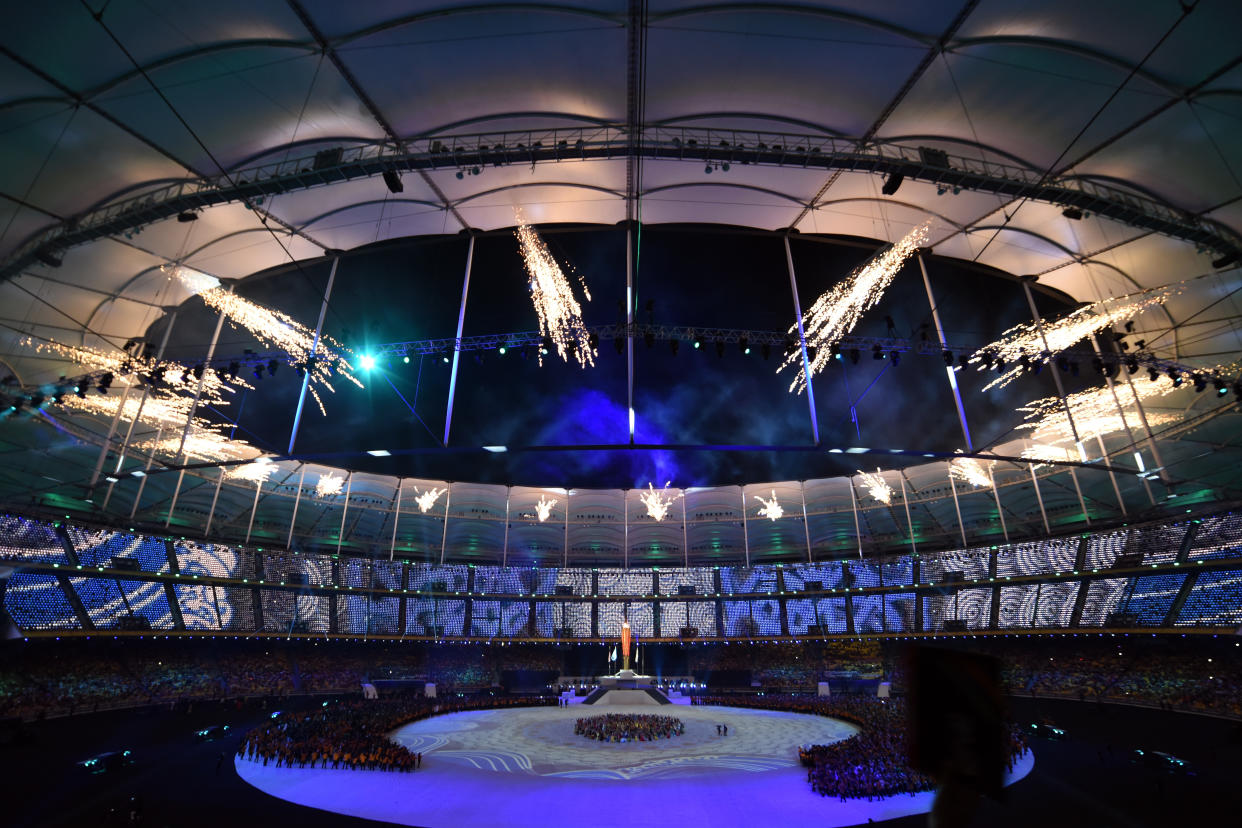 Closing ceremony of the 2017 SEA Games at the Bukit Jalil National Stadium in Kuala Lumpur, Malaysia. 