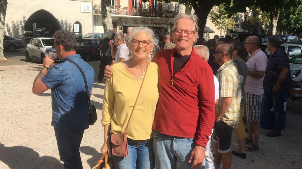 Robin and Jim say they were instantly welcomed by the locals, and spent many of their first years in the town going to parties. - Robin Johnson