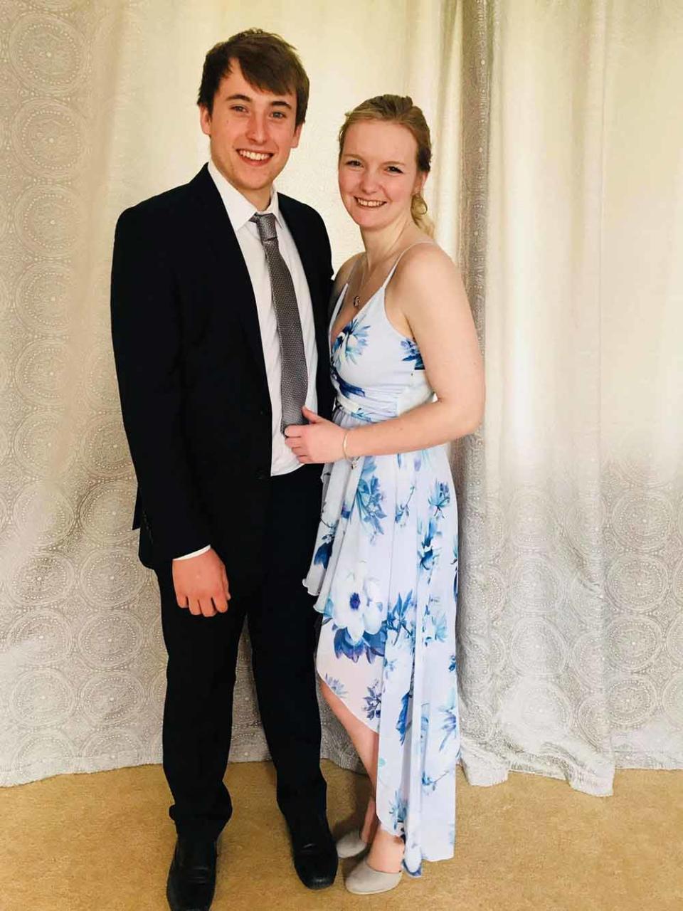 The 24-year-old electrical engineer, who lives with her boyfriend Dan in Somerset, suffers from idiopathic anaphylaxis. (SWNS)