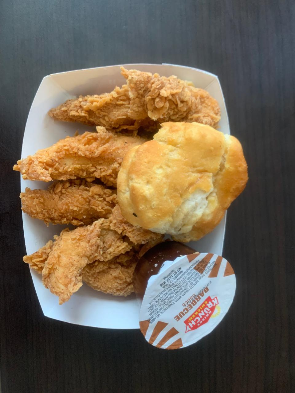 Krispy Krunchy Chicken is offered at several Bloomington gas stations.