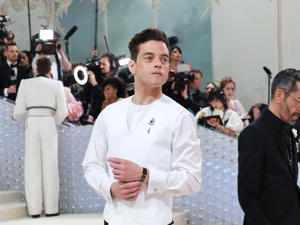 Rami Malek attends the 2023 Met Gala.