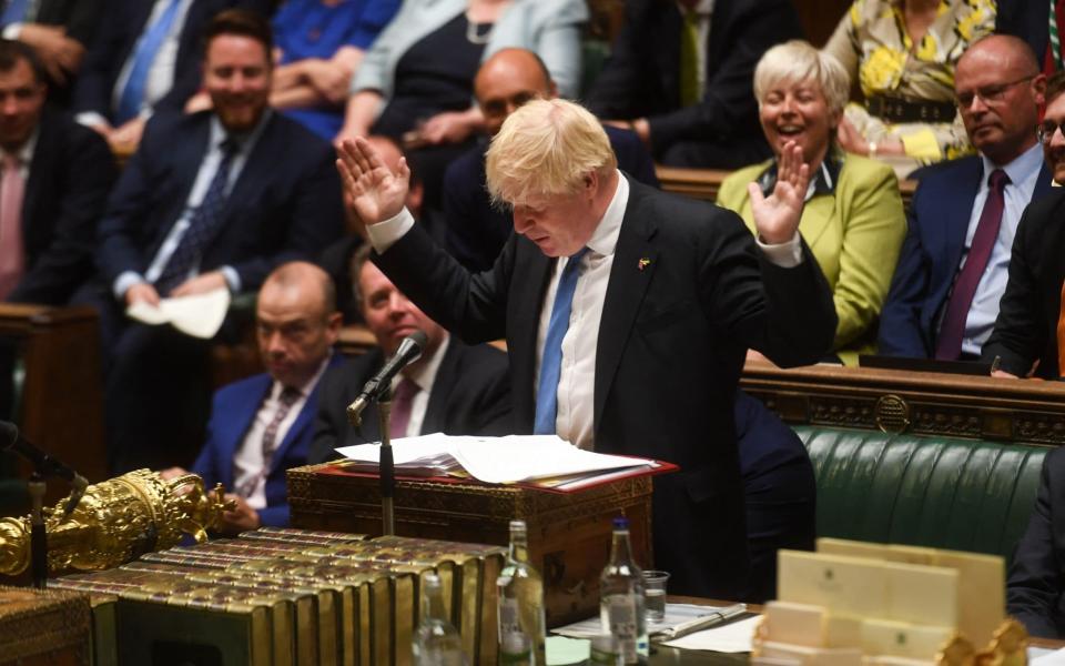 Boris Johnson Tory leadership prime minister - Andy Bailey/AFP