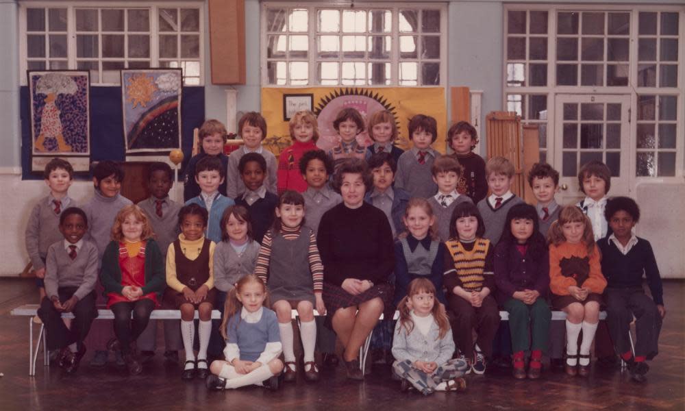 Year 3 school portrait projectHandout photo issued by Tate Britain of Steve McQueenÕs Year 3 class at Little Ealing Primary School in 1977. Artist Steve McQueen (middle row, fifth left) will embark on an ambitious contemporary art project to create a portrait of all of London’s Year 3 school pupils. PRESS ASSOCIATION Photo. Issue date: Thursday September 6, 2018. See PA story ARTS Tate. Photo credit should read: Tate/PA Wire NOTE TO EDITORS: This handout photo may only be used in for editorial reporting purposes for the contemporaneous illustration of events, things or the people in the image or facts mentioned in the caption. Reuse of the picture may require further permission from the copyright holder.