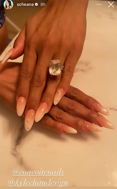 Style Living Ig Vpr Scheana Shay Wedding Nails 1