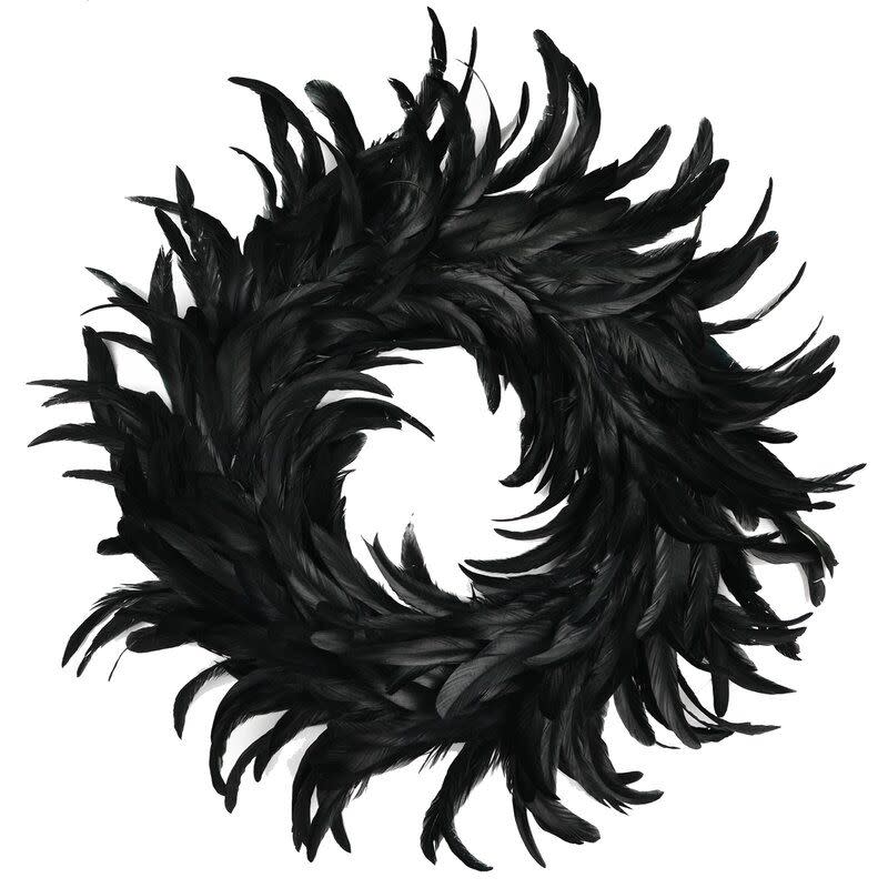 Cock Tail 19" Feather Wreath