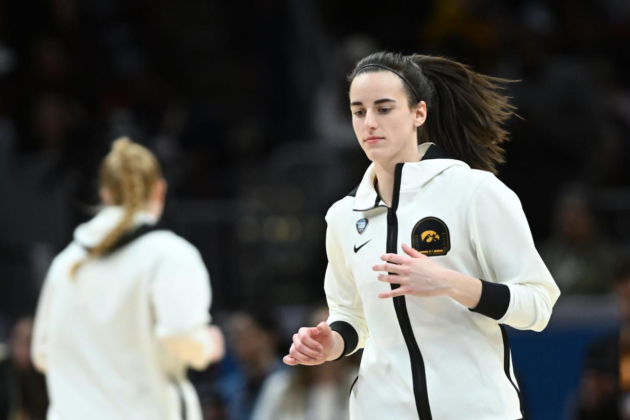 Caitlin Clark of Iowa is expected to be the No. 1 pick in Monday's WNBA draft.
