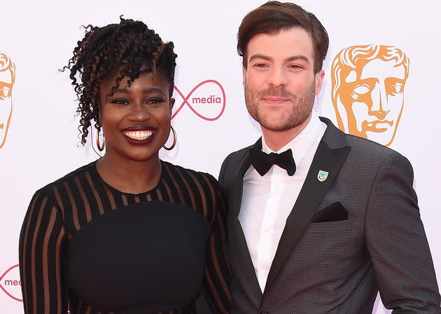 Clara Amfo and Jordan North host this year's Top Of The Pops specials (Photo: David M. Benett via Getty Images)