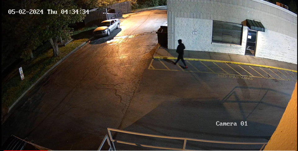 The Lexington Police Department is looking for a man accused of committing multiple robberies in Lexington.