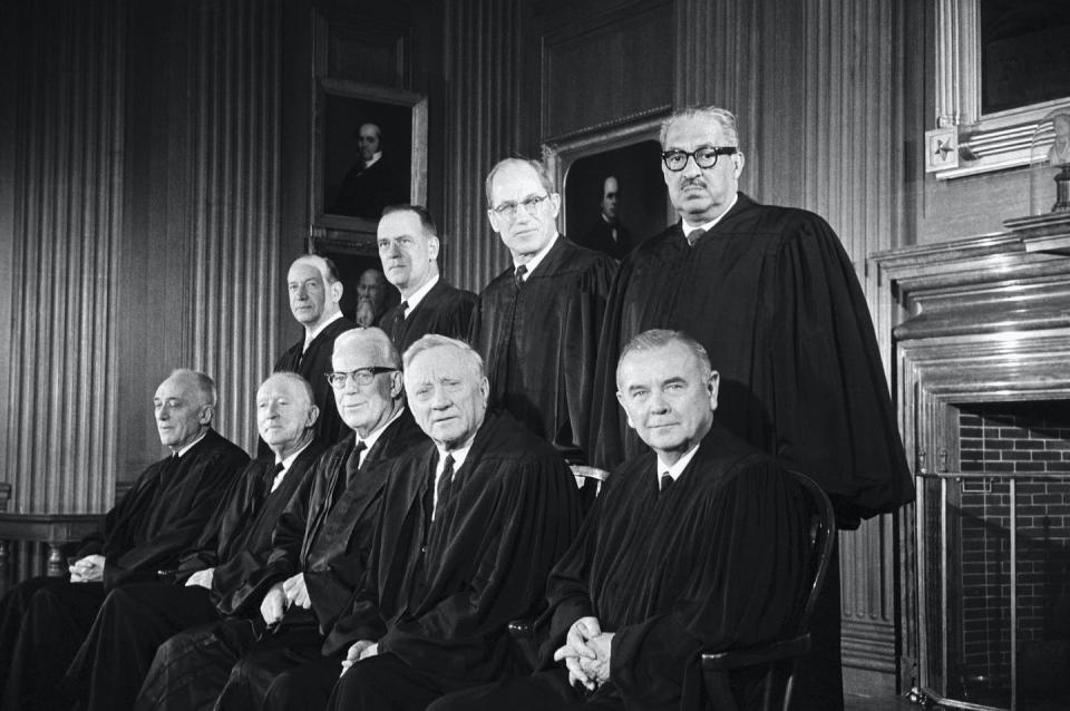 Members of the Supreme Court in 1967