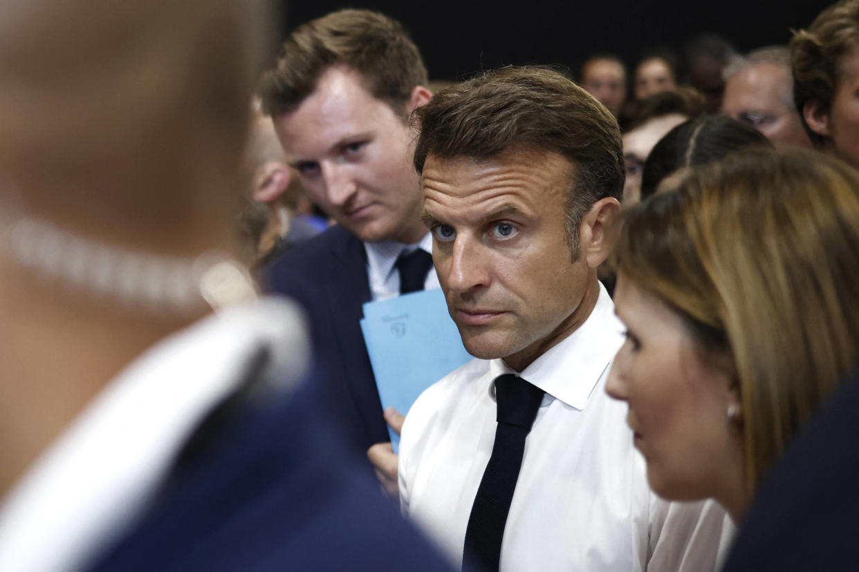 Macron (ici le 14 juin 2023) désavoué jusque dans son camp dans sa gestion des émeutes - SONDAGE EXCLUSIF 