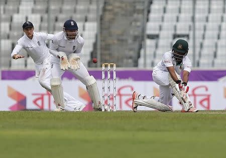 Cricket - Bangladesh v England - Second Test cricket match - Sher-e-Bangla Stadium, Dhaka, Bangladesh - 28/10/16. REUTERS/Mohammad Ponir Hossain