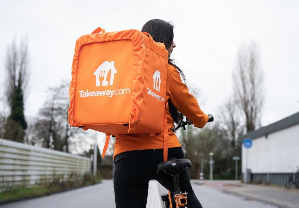 (Bloomberg) -- Takeaway.com NV made a 5 billion pound ($6.2 billion) bid for rival Just Eat Plc, continuing its consolidation push with a deal that would intensify competition with the likes of Uber Technologies Inc. in the food-delivery space.The Dutch company is offering an implied value of 731 pence for each Just Eat share, 15% more than the target company’s stock price on July 26, the day before talks first became public. The new company intends to remain based in Amsterdam, with a premium listing on the London Stock Exchange. Just Eat shares rose as much as 26% to 799.4 pence in London, suggesting investors are betting that possible rival suitors might drive up the price of the asset. The food delivery industry in Europe has become a battleground, with rivals competing on prices and copying each other’s business models. A deal would mark the second time Takeaway.com has entered the U.K. The company first launched in the country in 2012, but sold the business four years later to Just Eat, after struggling with growth."A combined entity can achieve over 10 billion pound market cap short term," said Marcus Diebel, analyst at JP Morgan in a research note. "A new leadership will bring what Just Eat lacks, execution on tech and an acceleration in disposals.Takeaway.com has been rapidly expanding following a surging share price. In December it agreed to buy rival Delivery Hero SE’s German operations for about $1 billion, ending an expensive rivalry in a country where both were competing for market share at the cost of profitability.Joining forces with Takeaway.com would mark something of a bailout for Just Eat, which has stuttered in the face of pressure from rivals and an activist shareholder. Once the dominant player in the food delivery market in the U.K., its shares have fallen amid growing competition from Uber Eats and Deliveroo, and the company is without permanent CEO after the departure of Peter Plumb in January.What Bloomberg Intelligence SaysTakeaway.com’s implied 15% premium all-stock bid for U.K. food-delivery leader Just Eat is fair -- but may be raised, in our view -- and the lack of country overlap, bar Switzerland, limits regulator risk. The combined entity would dominate in Europe vs. Uber Eats and Deliveroo.Diana Gomes, consumer goods analystThe combined company would be one of the biggest in the sector. Their combined market value was about $11 billion before news of the talks broke on July 27. While both have a similar valuation, Just Eat shares had fallen 25% over the past 12 months while Takeaway.com’s shares had risen 46%.Rather than sparking a bidding war, Takeaway.com might decide to sell on parts of the assets, Barclays analyst Andrew Ross said in a note to investors.“It is perfectly possible that Uber gets involved down the line - it is possible that Takeaway.com could decide that markets like Australia and Canada are non-core within Just Eat and looks to sell those down the road,” Ross said in the note. Just Eat shareholders would own approximately 52.2%. in the new combined company, while Takeaway.com shareholders would own approximately 47.8%.Takeaway’s chief executive Jitse Groen -- who has about a $1.4 billion fortune, according to the Bloomberg Billionaires Index -- has been penciled in as the CEO of the combined company, while Mike Evans, currently the chairman of Just Eat, will assume the same role for the combined group, according to the statement.Investor Cat Rock Capital Management LP has been lobbying for Just Eat to merge with a rival, arguing that consolidation would be the only way to deliver “real value.” Cat Rock holds a 4.9% stake in Takeaway, according to a filing with Dutch market regulator AFM. It’s stake in Just Eat stands at 2.6%, according to Bloomberg Data.Goldman Sachs, Oakley Advisory and UBS advised Just Eat, while Bank of America Merrill Lynch and Lazard advised Takeaway.com.(Updates with analyst comment.)\--With assistance from Wout Vergauwen.To contact the reporters on this story: Giles Turner in London at gturner35@bloomberg.net;Tom Metcalf in London at tmetcalf7@bloomberg.netTo contact the editors responsible for this story: Giles Turner at gturner35@bloomberg.net, Benedikt KammelFor more articles like this, please visit us at bloomberg.com©2019 Bloomberg L.P.