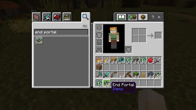 How to remove end portal frames in Minecraft