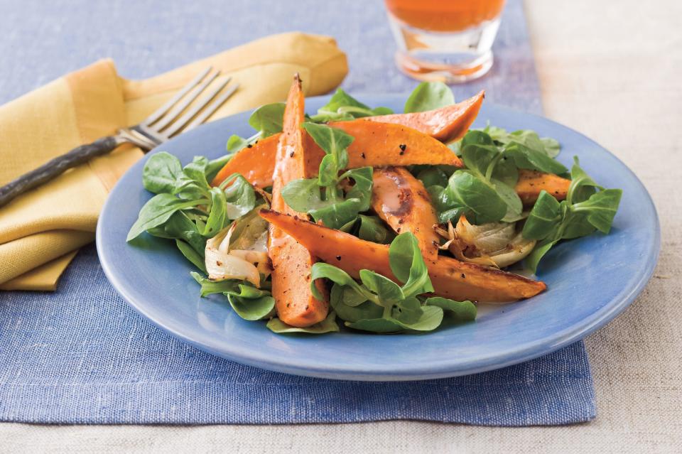 Roasted Sweet Potato Salad with Citrus Vinaigrette