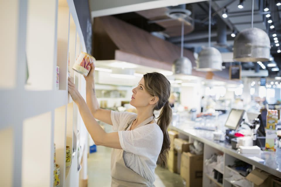 A supermarket woker has been left furious over her co-worker's leaving present. Photo: Getty Images