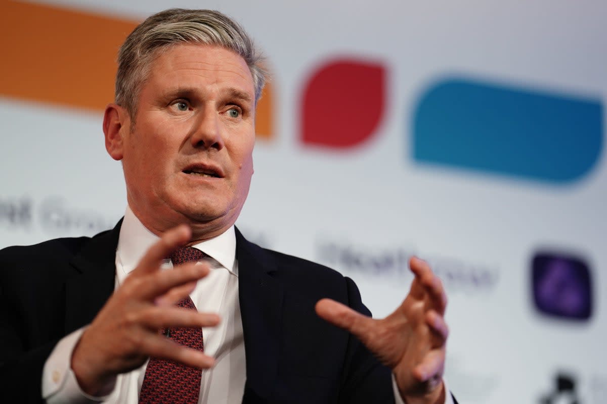 Sir Keir Starmer’s Labour Party is now more trusted than the Conservatives on immigration, asylum and small boats (Jordan Pettitt/PA) (PA Wire)