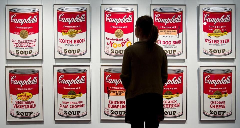 10 paintings that changed the world - In pictures: Campbell's Soup, Andy Warhol (AFP/Getty Images)