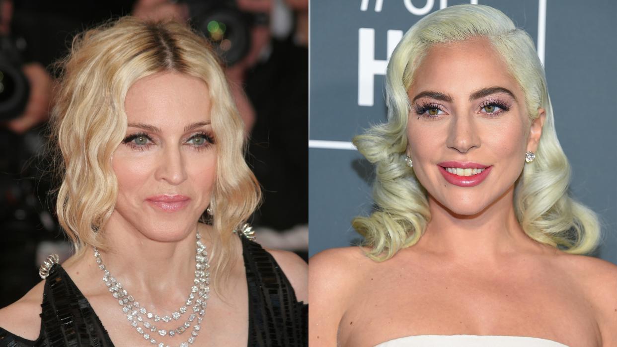 Madonna and Lady Gaga