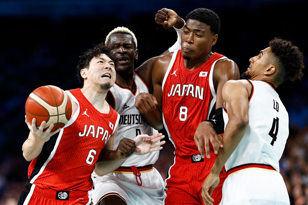 Partido de Baloncesto entre Alemania y Japón ( SAMEER AL-DOUMY/AFP via Getty Images)