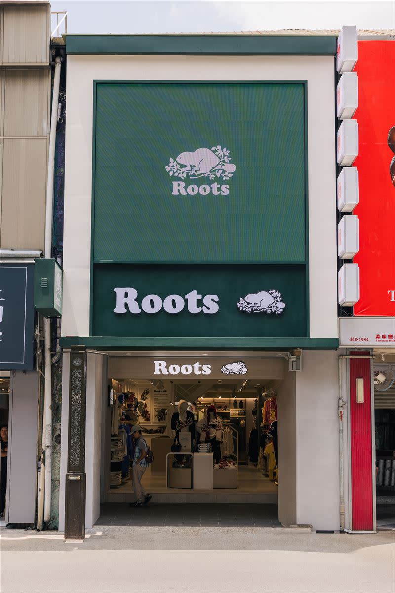 加拿大休閒品牌Roots睽違四年後重新插旗西門町！獨立兩層樓店於7/10嶄新開幕。（圖／品牌業者提供）