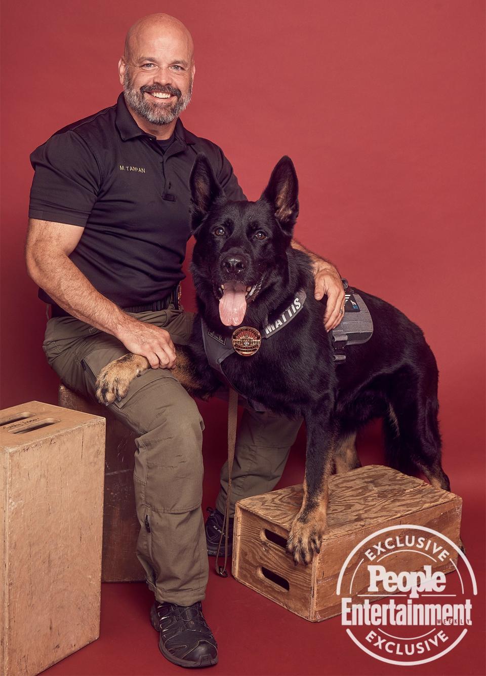 Mark Tappan & K-9 Officer Mattis