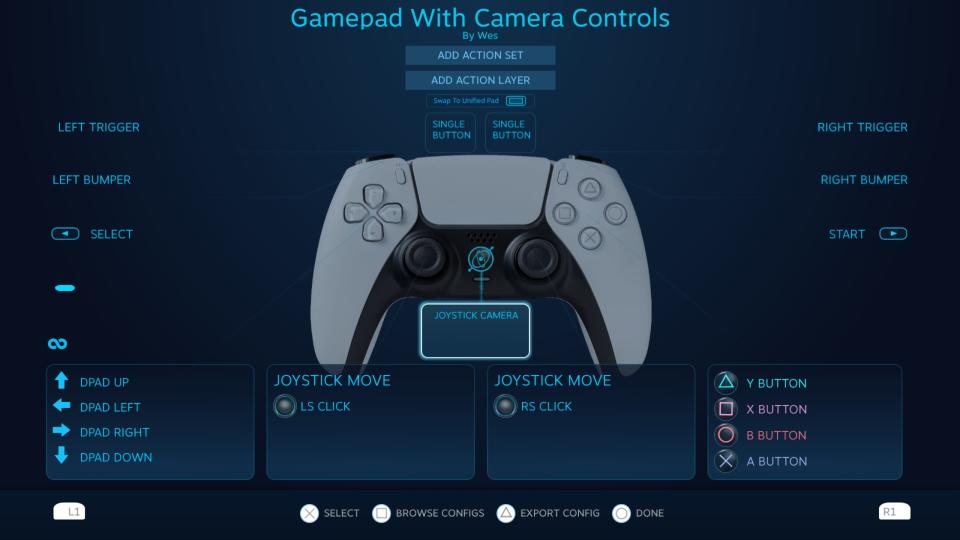 DualSense config