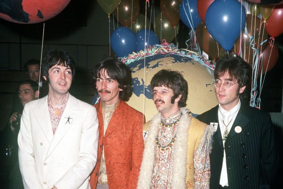 The Beatles members Paul McCartney, George Harrison, Ringo Starr and John Lennon (PA) (PA Wire)