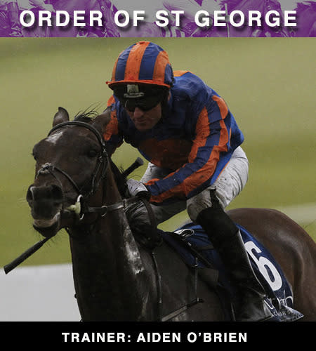 Another keen to impress is the Aiden O'Brien trained Order Of St George.