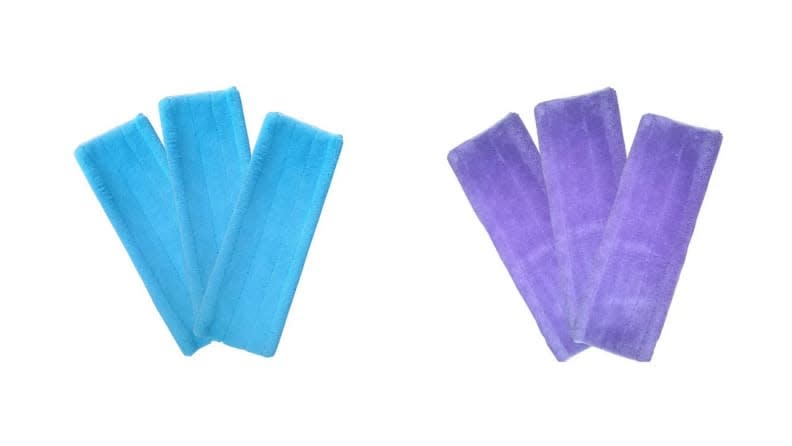 Save money in the long run with reusable mop pads.