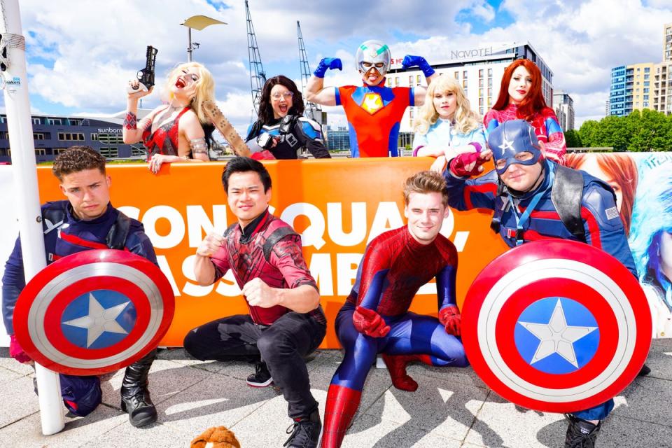 Ticketholders dress up as their favourite superheroes and villains (MCM Comic Con / Hand out)