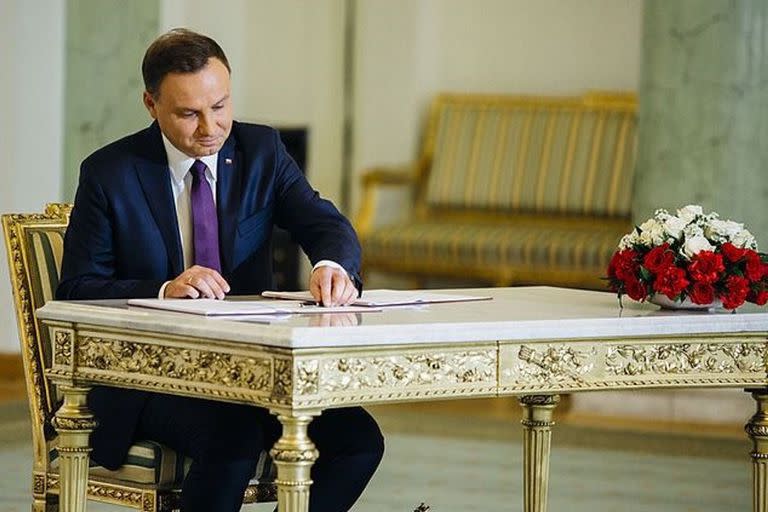 El presidente de Polonia, Andrzej Duda.