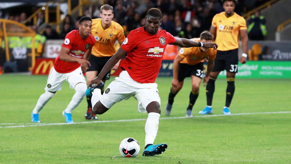 Pogba was racially abused after missing a crucial penalty at Wolves. 