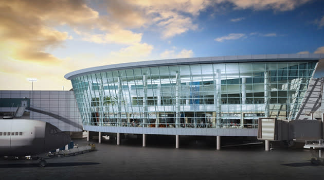 <strong>10. San Diego International Airport, USA</strong> Currently in works is an enhanced lounge, designed to reflect the local terrain with interactive projections. Lamps also react to each traveller and display flight information as they recline in departure lounge seating.