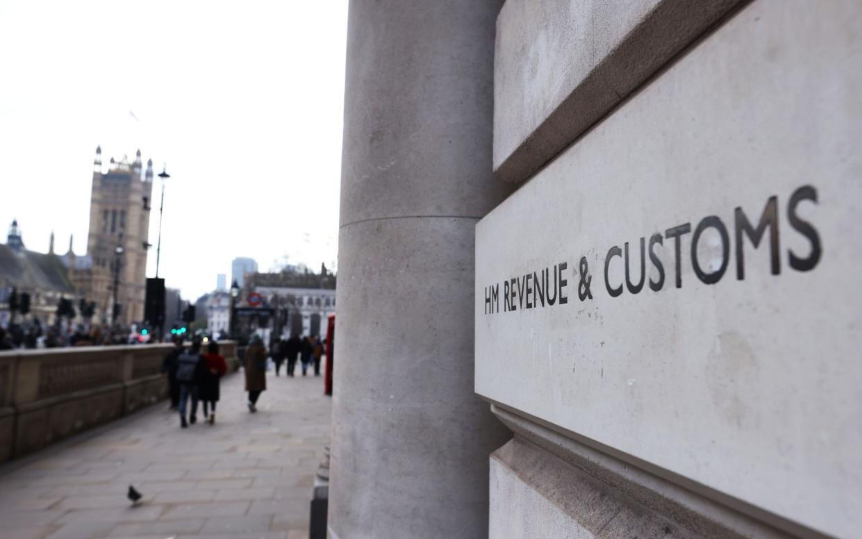 The headquarters of HM Revenue and Customs near the Houses of Parliament in Westminster - Bloomberg