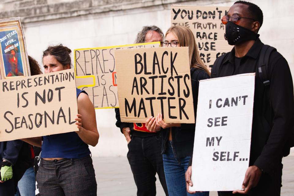 <p>London protests</p> (NurPhoto via Getty Images)