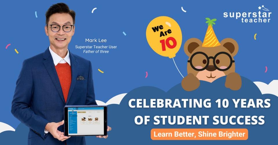 A premier online learning platform for Primary and Secondary school students in Singapore, Superstar Teacher celebrates its 10th year anniversary with a bevy of new and improved features.